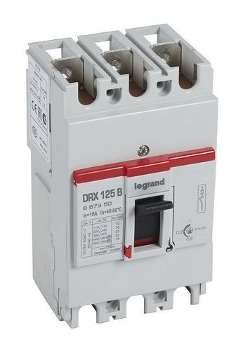 Силовой автомат Legrand DRX 125, термомагнитный, 25кА, 3P, 16А